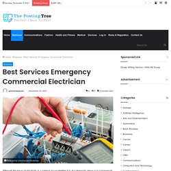 Best Services Emergency Commercial Electrician