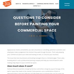 Questions to Consider Before Painting Your Commercial Space - ExpressPaint