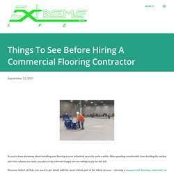 Choose A Commercial Flooring Contractor In Atlanta GA