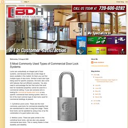 5 Most Commonly Used Types of Commercial Door Lock Systems