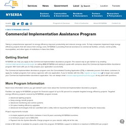 Commercial Implementation Assistance Program - NYSERDA