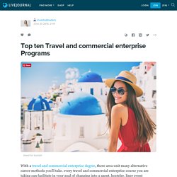 Top ten Travel and commercial enterprise Programs: investuptraders