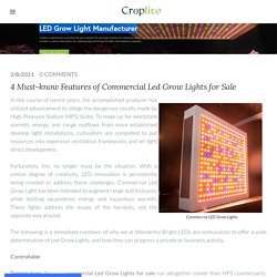 commercial LED grow lights