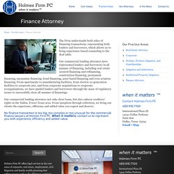 Commercial Lending Attorney in Dallas, Frisco TX