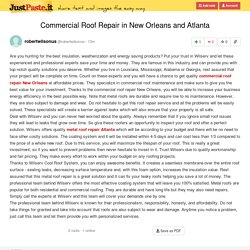Commercial Roof Repair in New Orleans and Atlanta