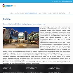 Hire The Best Commercial Painters at Robina Town Center!