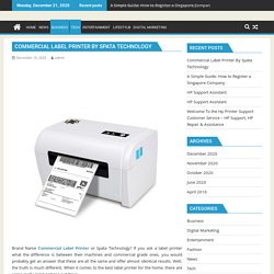 Commercial Label Printer By Spata Technology