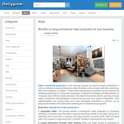 Benefits of using commercial video production for your business » Dailygram ... The Business Network