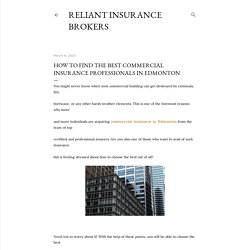 Commercial Insurance In Edmonton