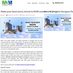 Invest In M3M Commercial Projects Gurgaon