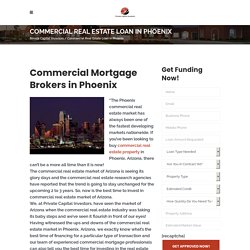 Get the Commercial Real Estate Loans in Phoenix Without any Hassle - Private Capital Investors