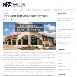 How to Fight Florida Commercial Property Taxes