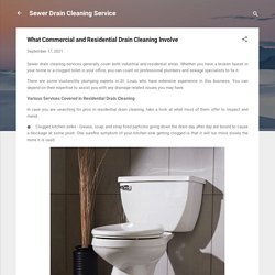 What Kind of Residential and Commercial Drain Cleaning Services We Provide