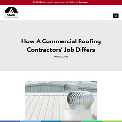 How A Commercial Roofing Contractors' Job Differs
