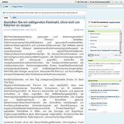 Genießen Sie ein sättigendes Festmahl, ohne sich um Kalorien zu sorgen