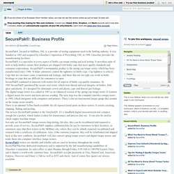 SecurePak®: Business Profile