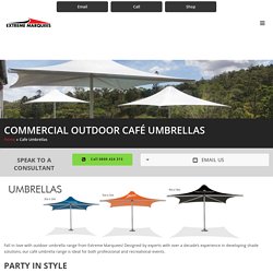 Buy Commercial Cafe Umbrellas