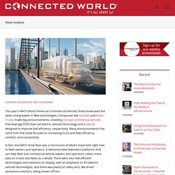 Commercial Vehicles Get Connected - Connected World