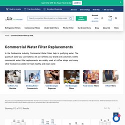 (1) Commercial water Filters By Swift Green Filters