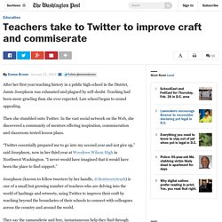 Teachers take to Twitter to improve craft and commiserate
