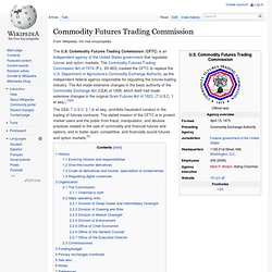 Commodity Futures Trading Commission - Wiki