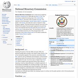 National Monetary Commission