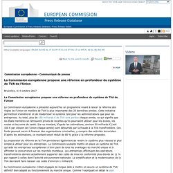 La Commission européenne propose une réforme en profondeur du système de TVA de l'Union