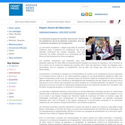 Paquet «Avenir de l'éducation» - Commission Européenne