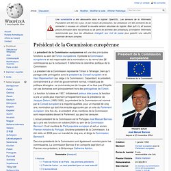 Président de la Commission européenne