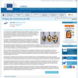 CORDIS: Le Marché de la Technologie: Thèmes du 6ème PCRD