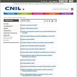 Labels CNIL