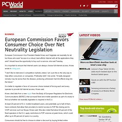 European Commission Favors Consumer Choice Over Net Neutrality Legislation