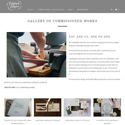 Gallery of Commissioned Works - Ladyfingers Letterpress