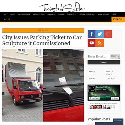 City Issues Parking Ticket to Car Sculpture it Commissioned