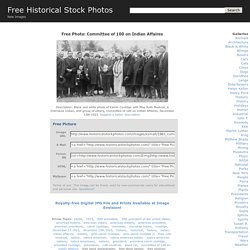 Free Photo: Committee of 100 on Indian Affaires - Historical Stock Photos.com