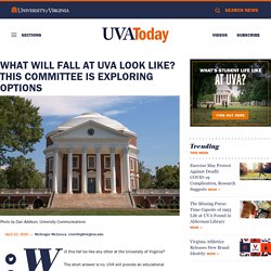 What Will Fall at UVA Look Like? This Committee Is Exploring Options
