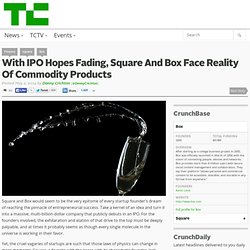 With IPO Hopes Fading, Square And Box Face Reality Of Commodity Products