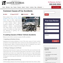 Common Causes of Car Accidents