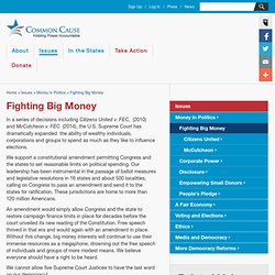 Common Cause – Fighting Big Money