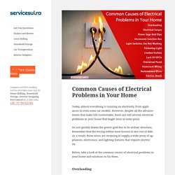 15 Common Causes of Electrical Problems in Your Home