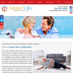 Common Factors of Falls in Older Adults