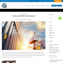 Common Forklift Attachments