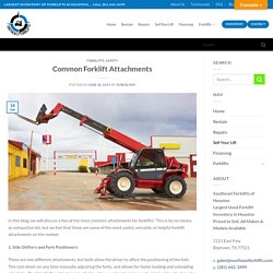 Common Forklift Attachments