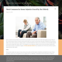 Most Common in-home Injuries Faced by the Elderly
