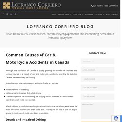 Checkout Common Causes of Car & Motorcycle Accidents in Canada