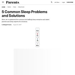 5 Common Sleep Problems and Solutions