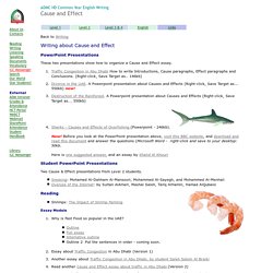 ADMC HD Common Year Writing Cause and Effect