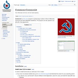 Commons:Tools/Commonist