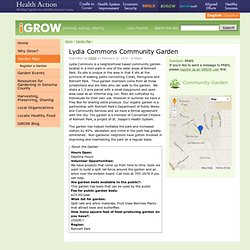 Community Garden in Sonoma- Girl Scout Service Idea