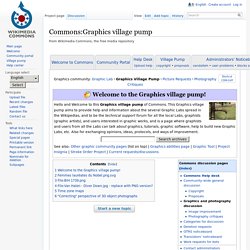 Commons:Graphics village pump
